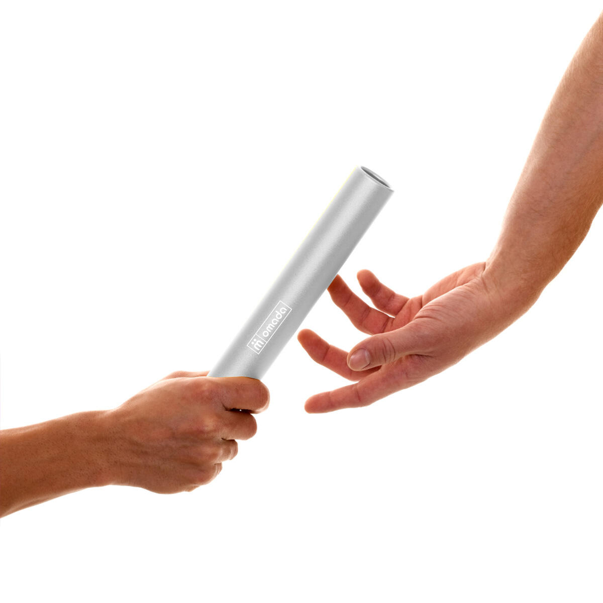 Bastón de relevo junior de aluminio Ø 30cm Omada 2/3