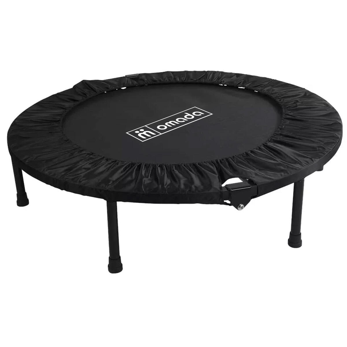 Gladiatorfit - Mini Trampoline De Fitness Ø 100cm Pour Intérieur Et Extérieur Omada - Trampoline - Noir - Taille Unique - Decathlon