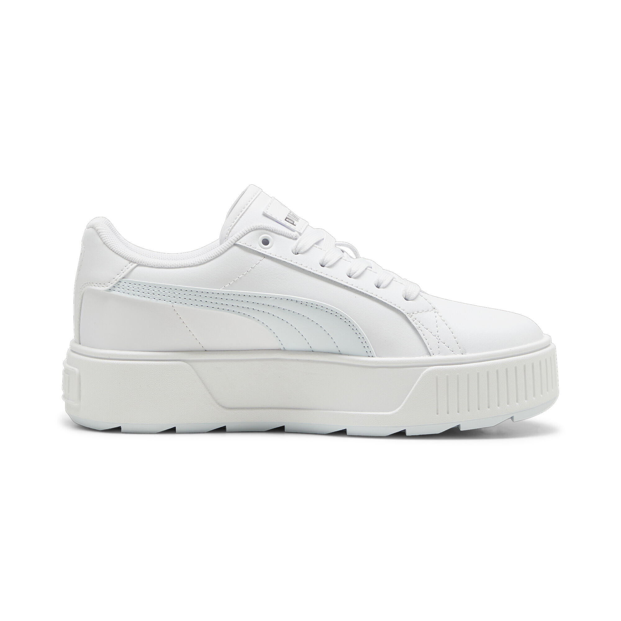 Karmen L Sneakers Damen PUMA White Dewdrop Silver Blue Metallic 7/15