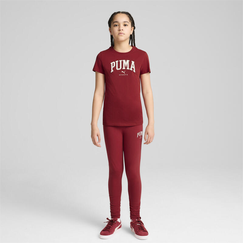 T-shirt PUMA SQUAD per ragazze PUMA Intense Red