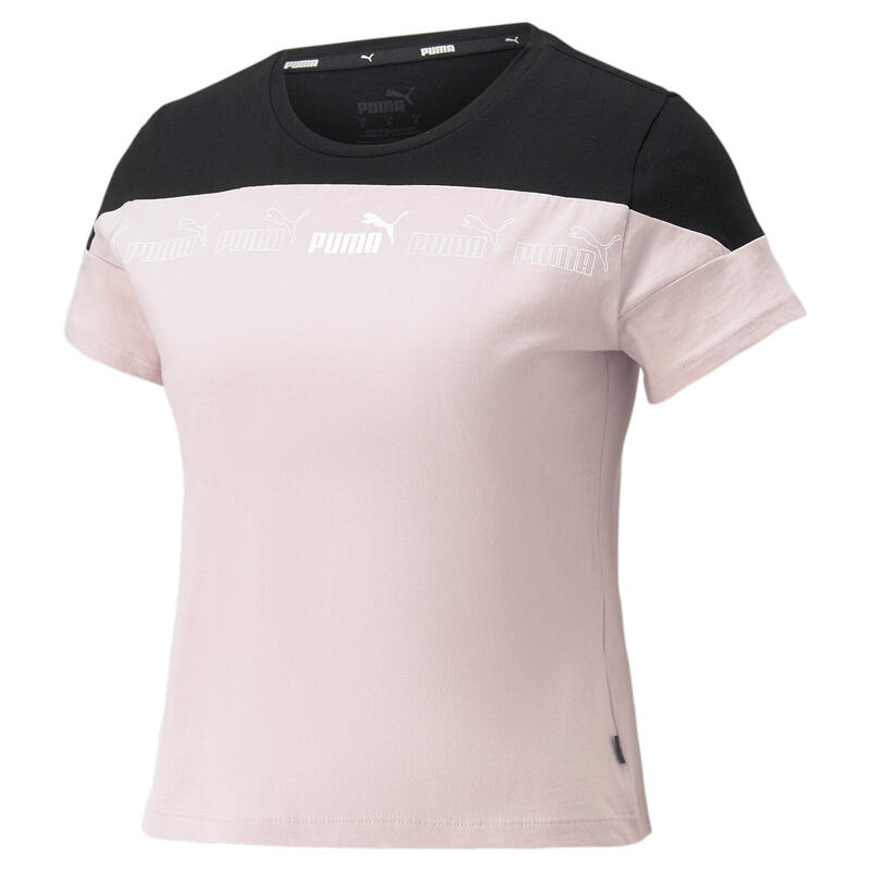 Camiseta Mujer Around the Block PUMA Rose Quartz Black Pink