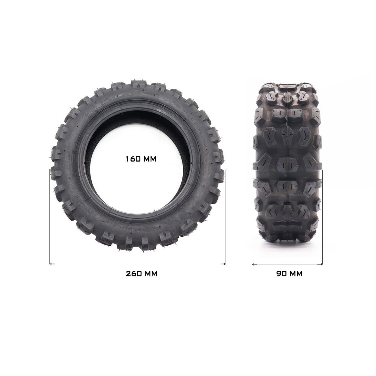 Neumático Tubeless 11x3 (90/65-6.5) Multitaco Offroad para Patinete Eléctrico 5/5