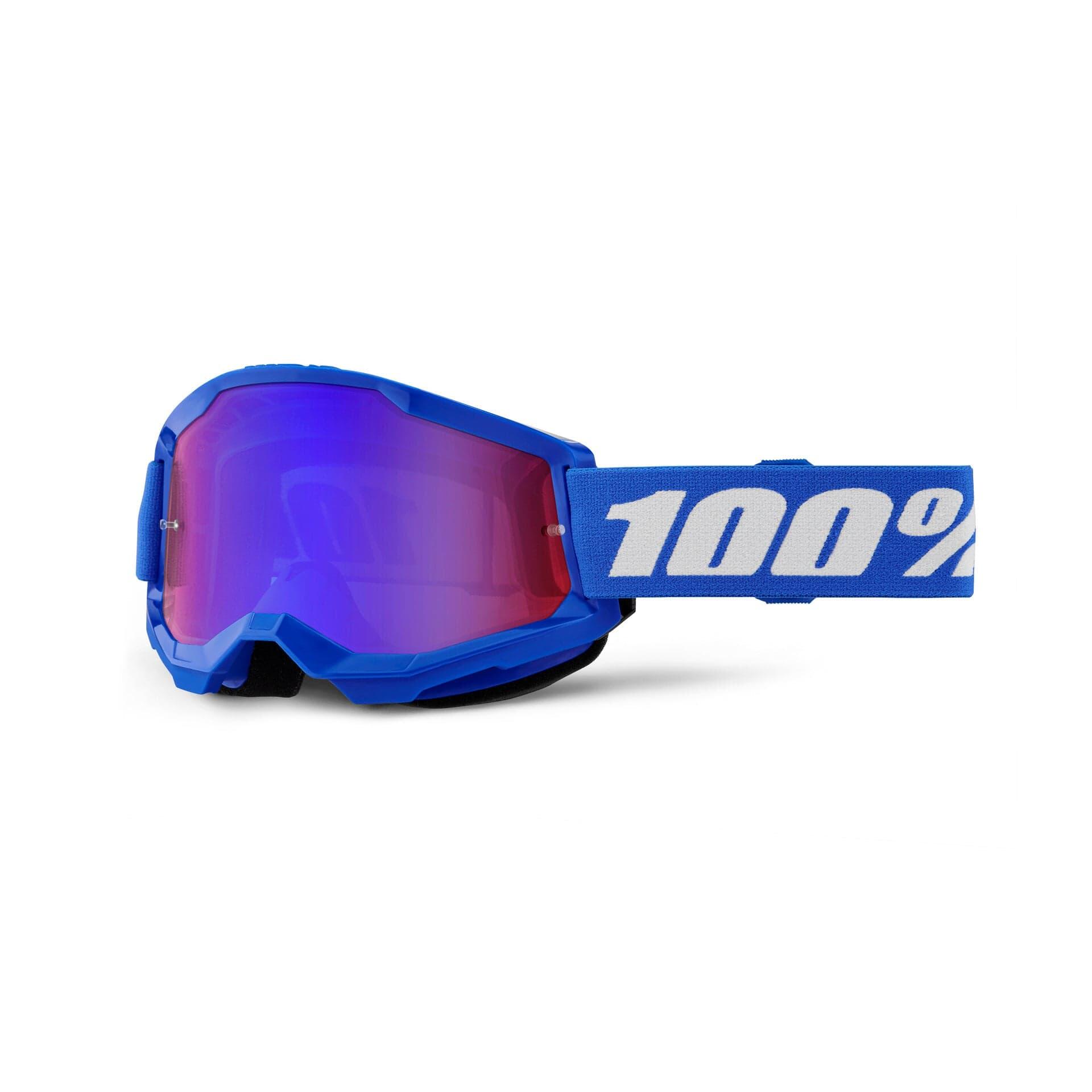 100 Percent STRATA 2 Goggle Blue - Mirror Red/Blue