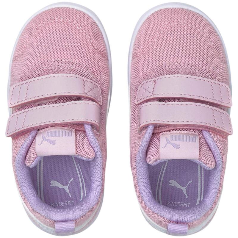 Baskets Puma Courtflex V2 Mesh V Inf, Rose, Enfants