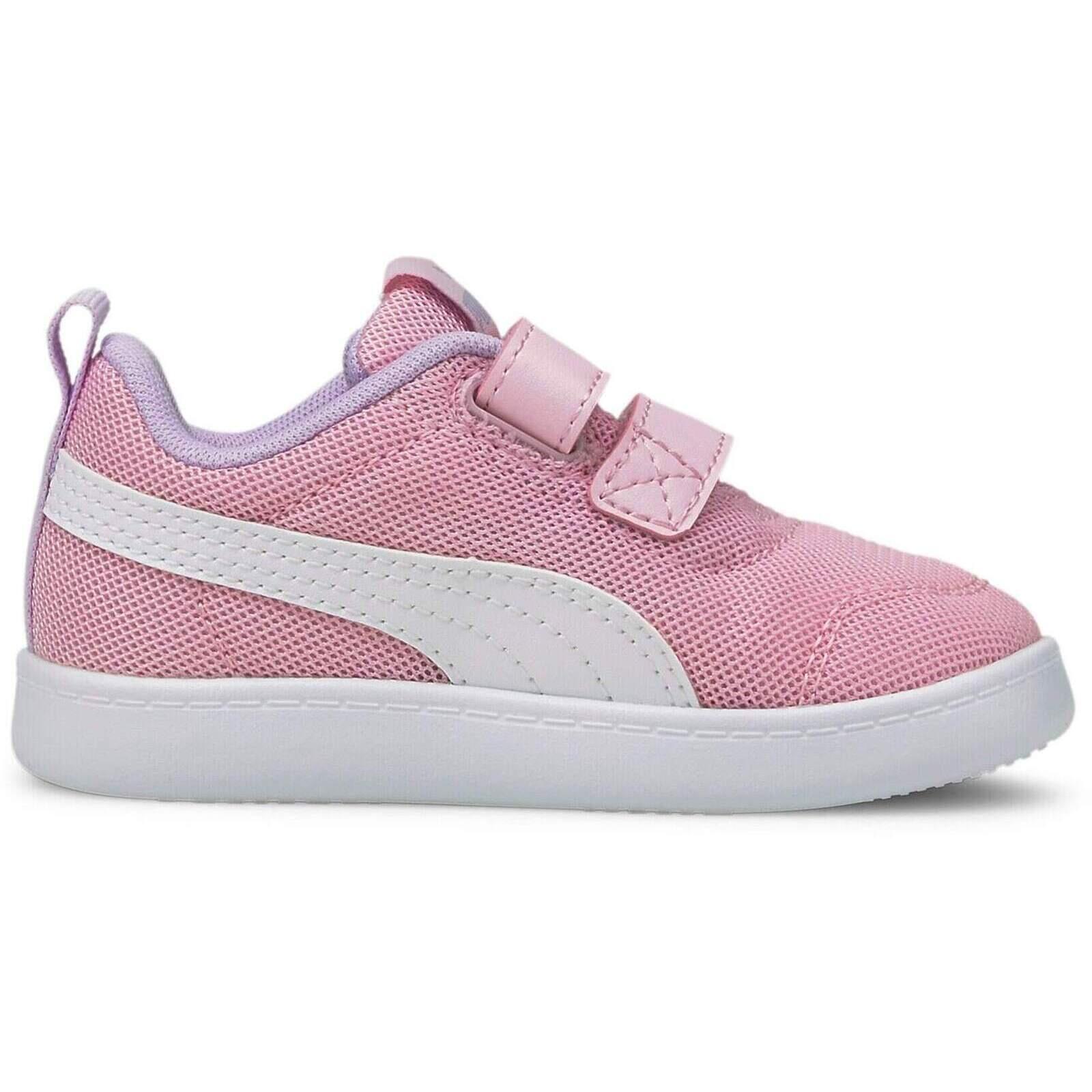 Calçado Puma Courtflex V2 Mesh V Inf, Cor de rosa, Crianças 5/5
