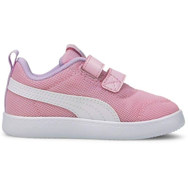 Baskets Puma Courtflex V2 Mesh V Inf, Rose, Enfants