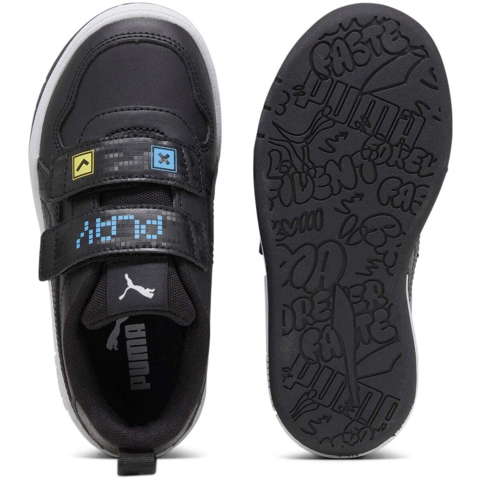 Baskets Puma Multiflex SL Play V PS, Noir, Enfants 2/5