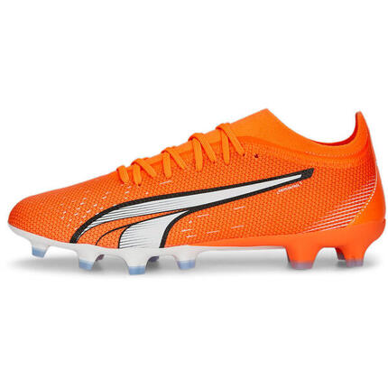 Botas de fútbol Puma Ultra Match FG AG, Naranja, Hombre