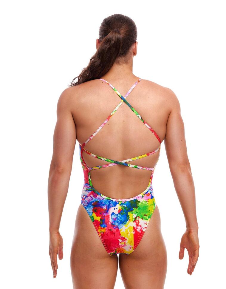 Strój kąpielowy damski Funkita Ink Jet Strapped In