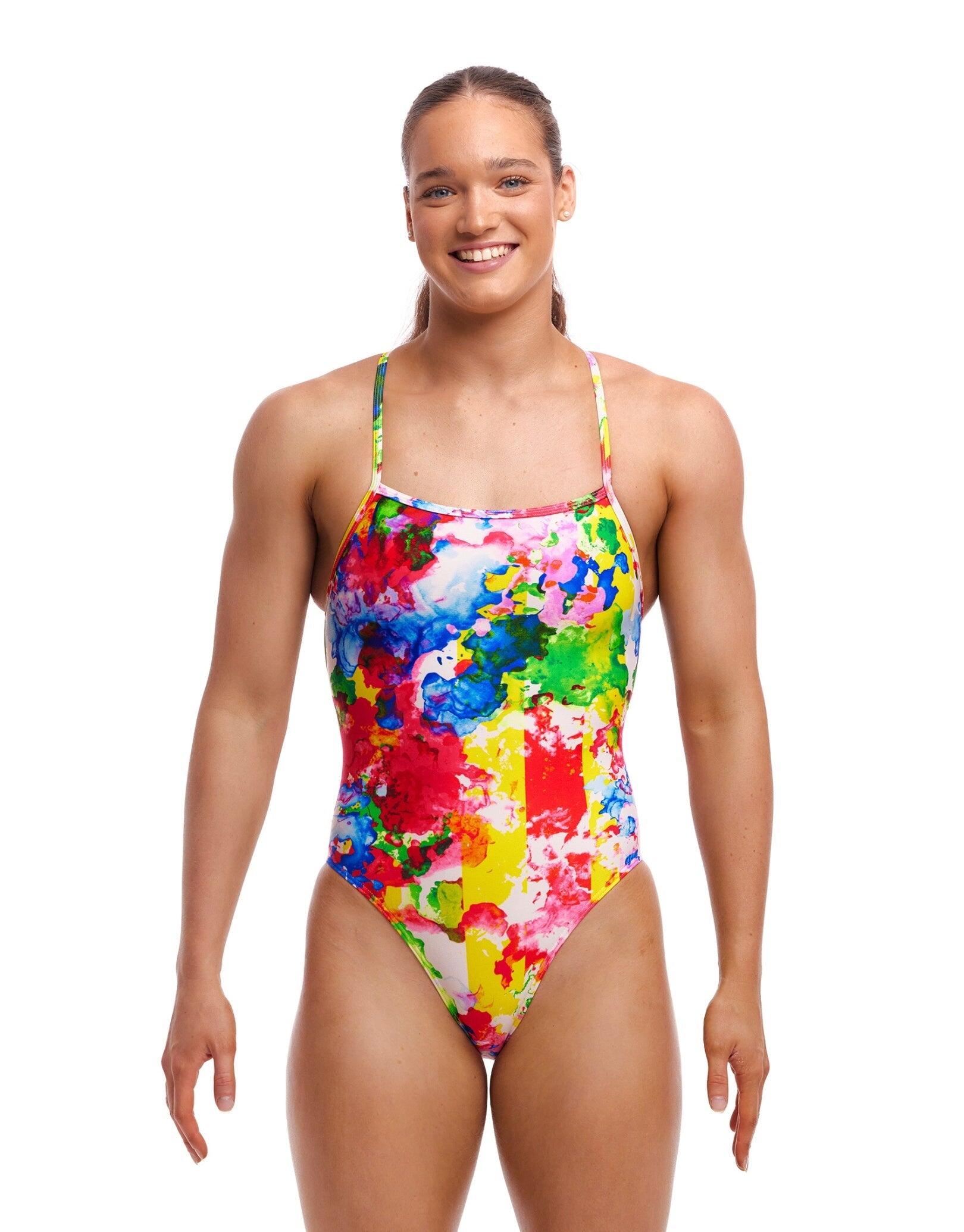 Strój kąpielowy damski Funkita Ink Jet Strapped In
