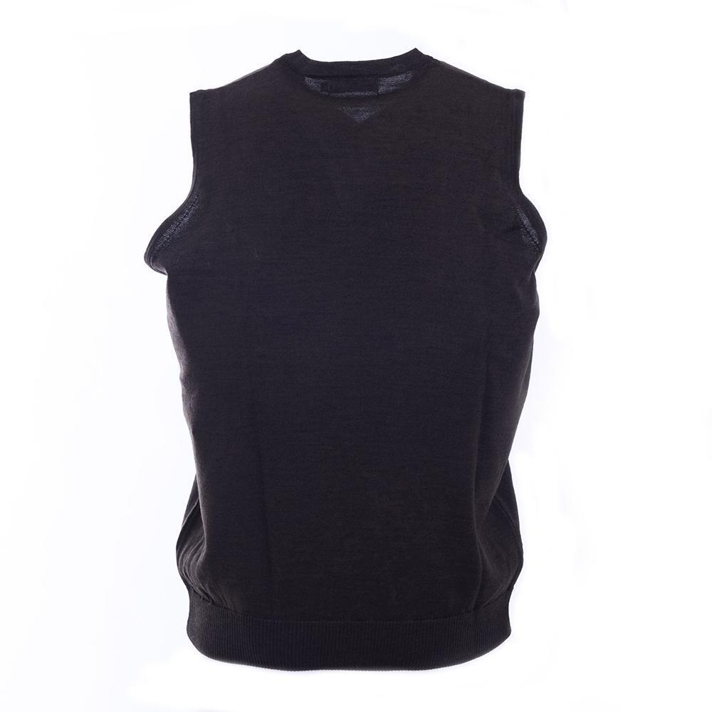 Chaleco Caza Hombre Pasión Morena 03054 Marrón Punto Cuello Pico 2/4