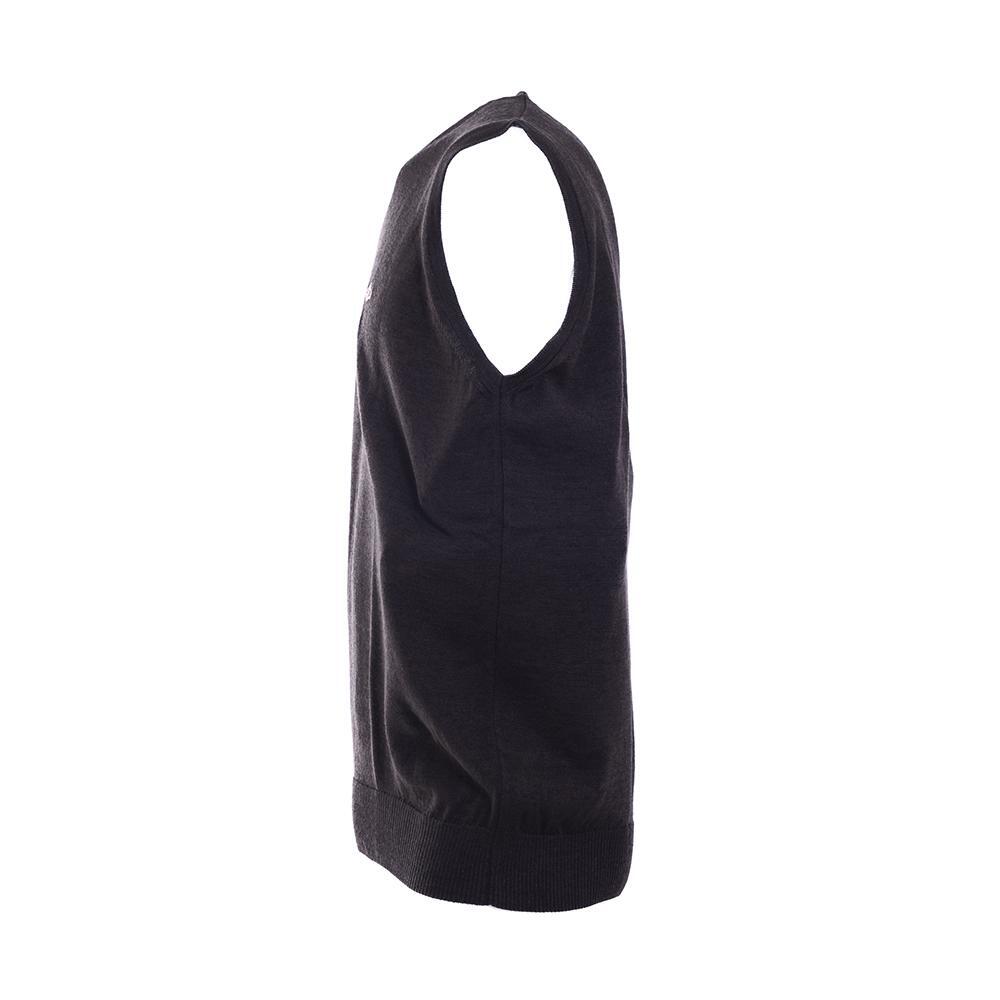Chaleco Caza Hombre Pasión Morena 03054 Marrón Punto Cuello Pico 3/4