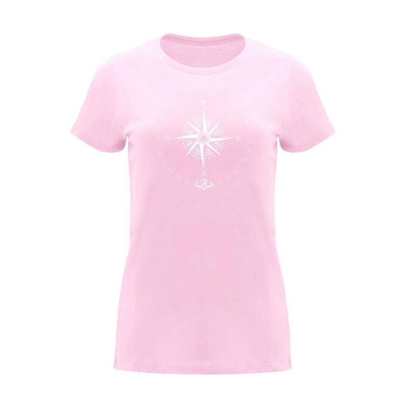 Camiseta Caza Mujer Pasión Morena 38055 Rosa Manga Corta