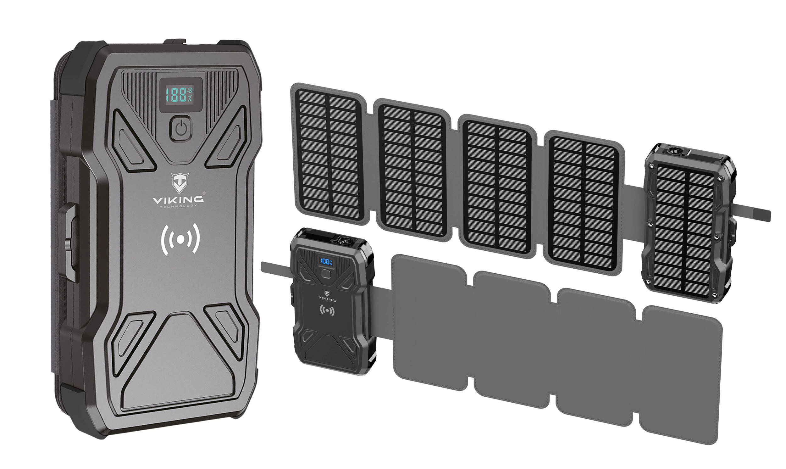VIKING TECHNOLOGY Solární powerbanka VIKING TYR II