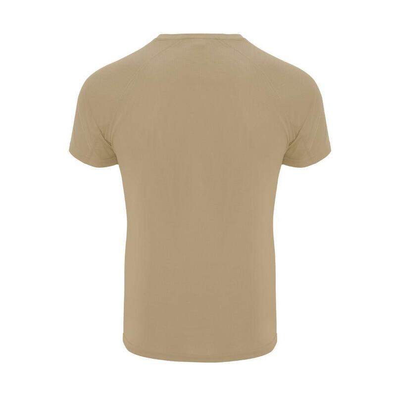 Camiseta Caza Hombre Pasión Morena 37031 Camel Manga Corta