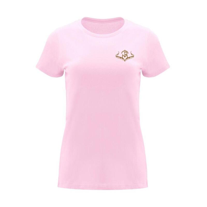 Camiseta Caza Mujer Pasión Morena 38054 Rosa Manga Corta