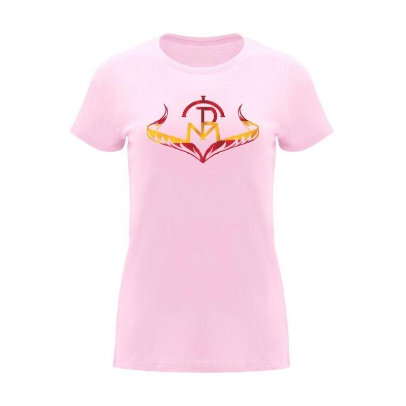 Camiseta Caza Mujer Pasión Morena 38053 Rosa Manga Corta