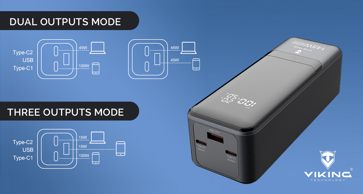 Powerbanka VIKING PN-964PD 27000mAh 5/7