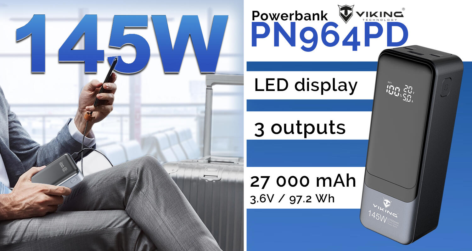 Powerbanka VIKING PN-964PD 27000mAh 4/7