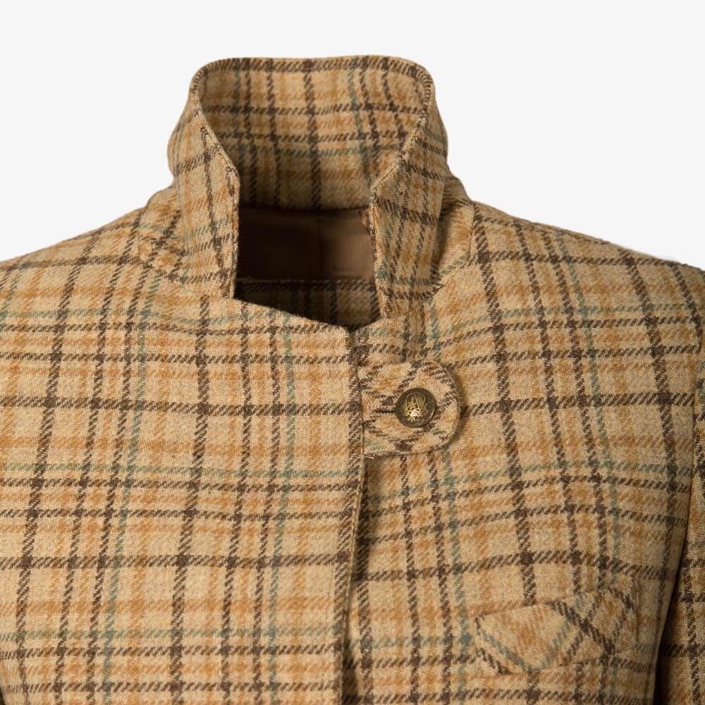 Americana Caza Mujer Pasión Morena 10055 Beige Tweed con Botones 4/7