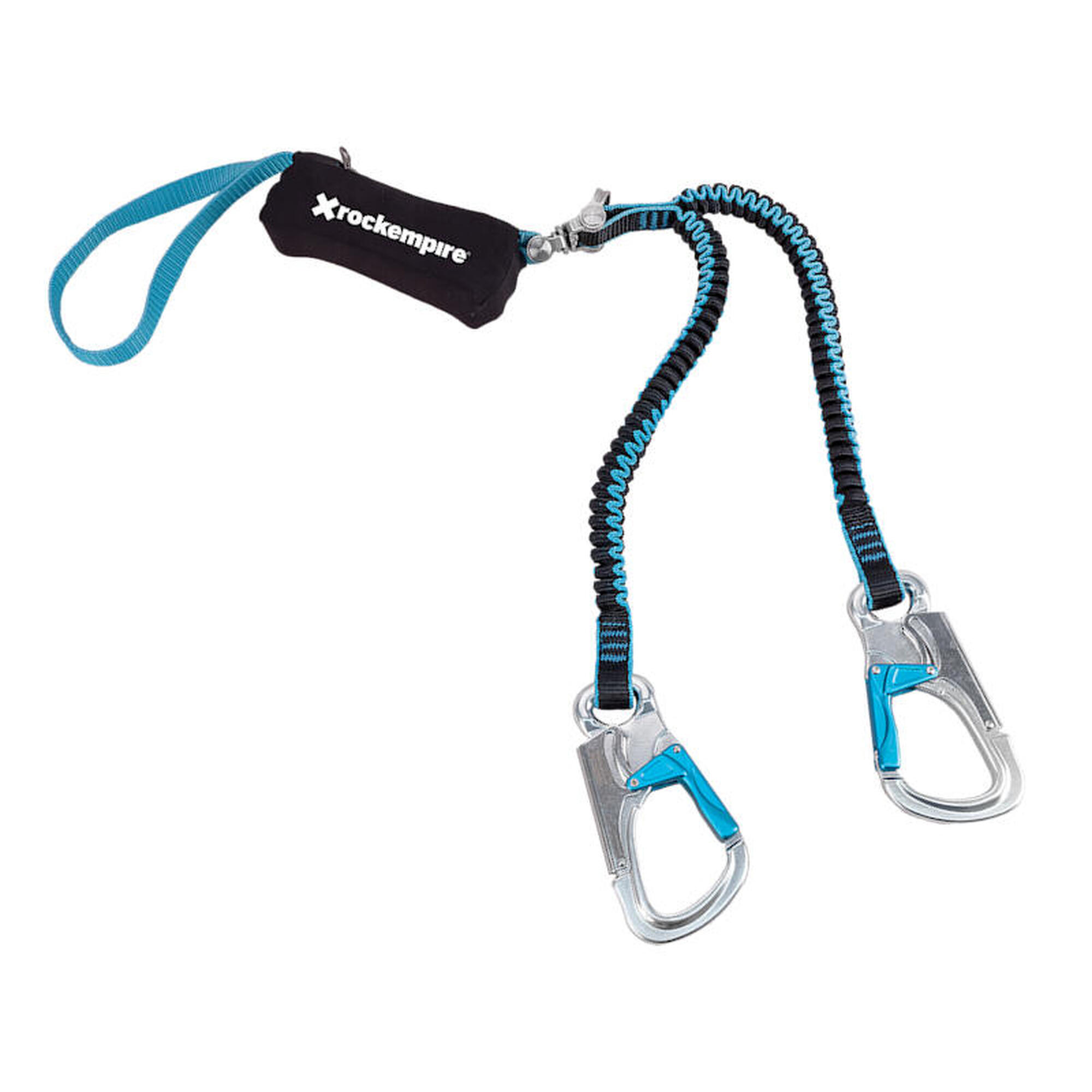 ROCK EMPIRE Ferratová brzda DYNATWIST s otočnou spojkou a pevnostním okem