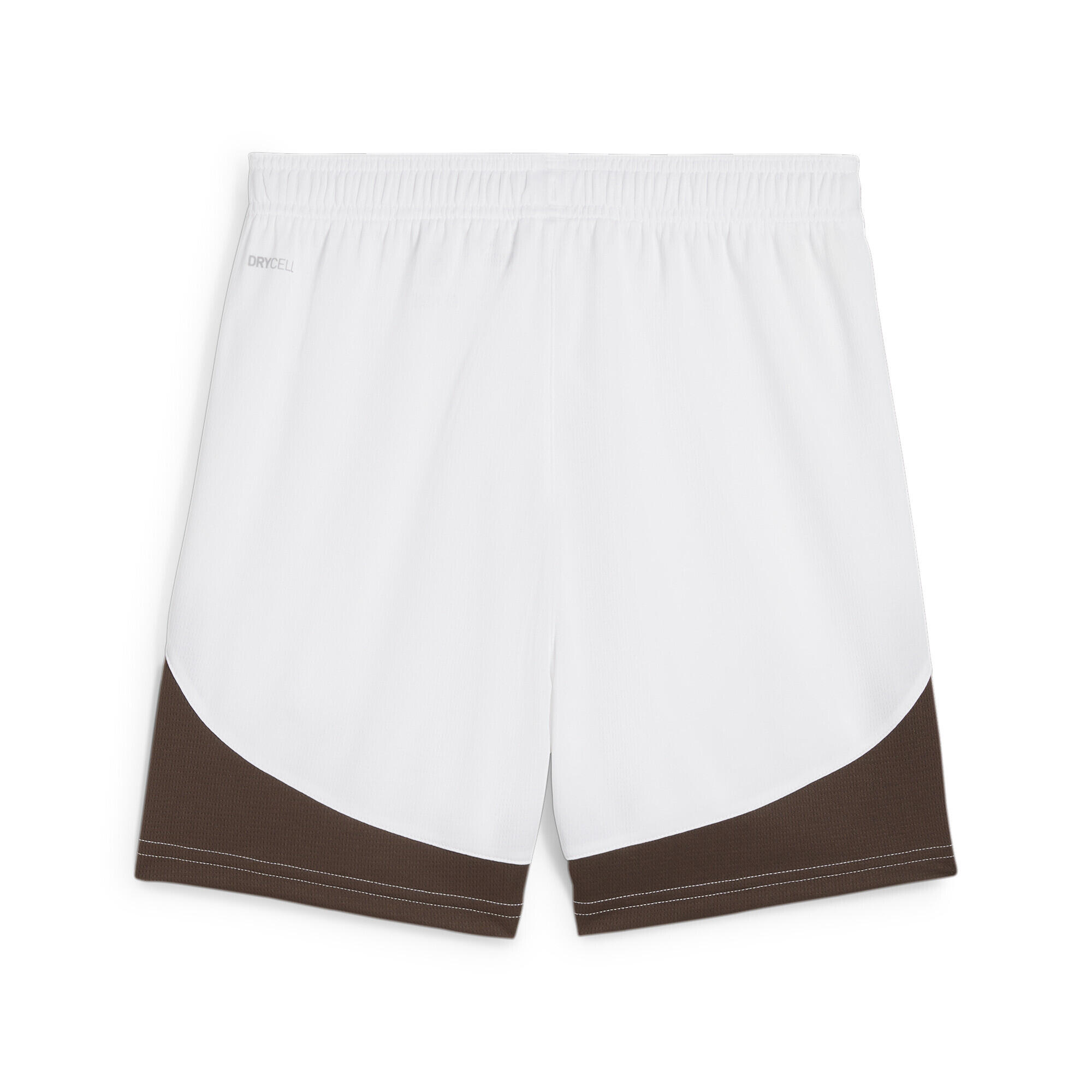 Short Away 24/25 FC St. Pauli Enfant et Adolescent PUMA White Espresso Brown 3/3