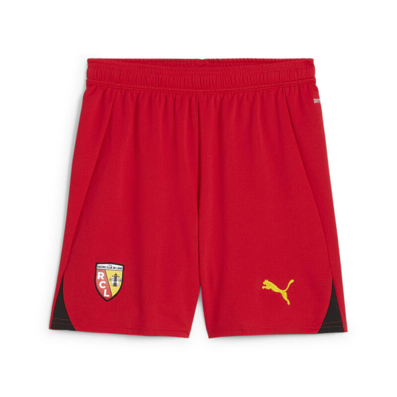 Shorts RC Lens 24/25 per ragazzi PUMA Red Pelé Yellow