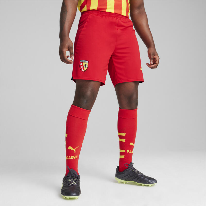 RC Lens 24/25 short voor heren PUMA Red Pelé Yellow