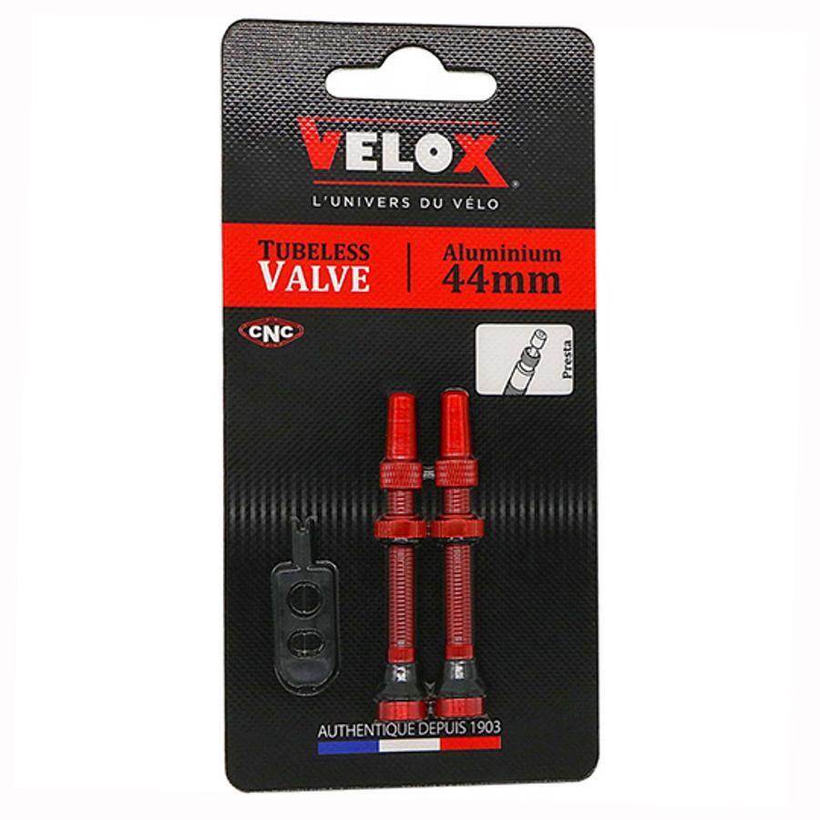 VELOX Valvole per pneumatici tubeless in alluminio Velox Presta (x2)
