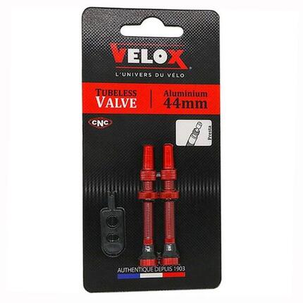 Alu-Schlauchlos-Reifenventile Velox Presta (x2)