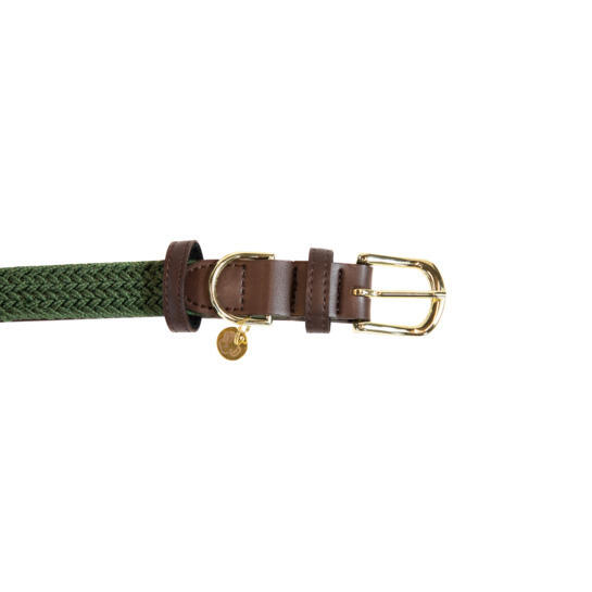 Gevlochten nylon hondenhalsband Kentucky 4/4
