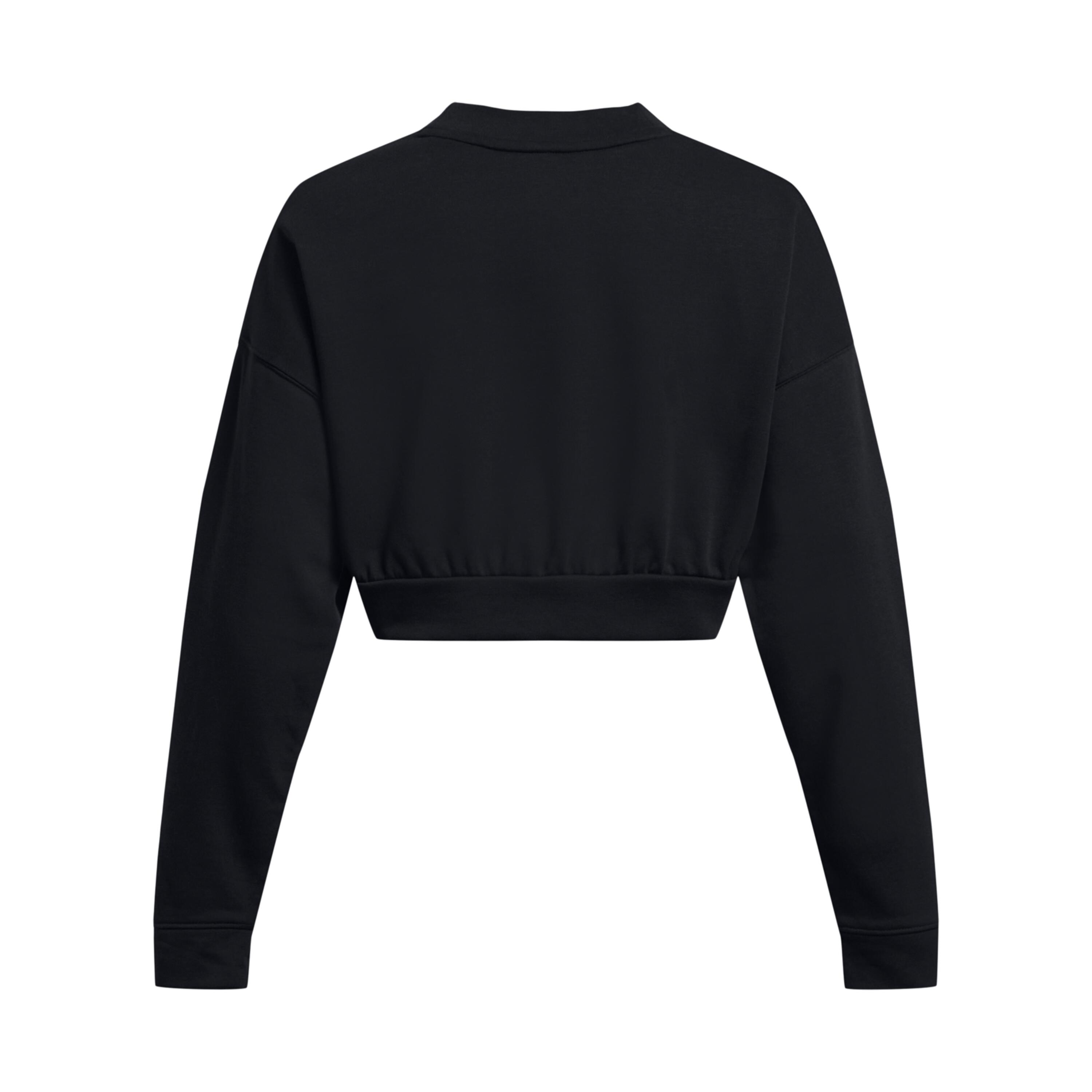 Felpa oversize da donna con scollo rotondo Under Armour Rival Terry 2/4