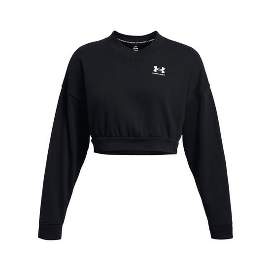 Under Armour Damen Kapuzenpullover Rival Terry OS Crop Crw 1382738