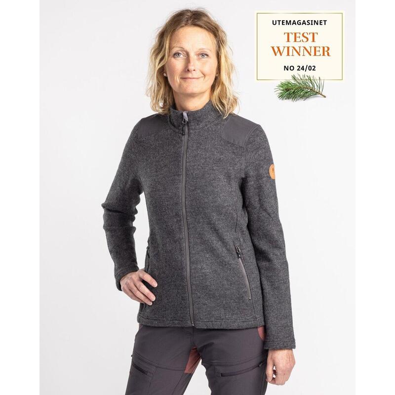 Polaire en laine full zip femme Pinewood Lappland