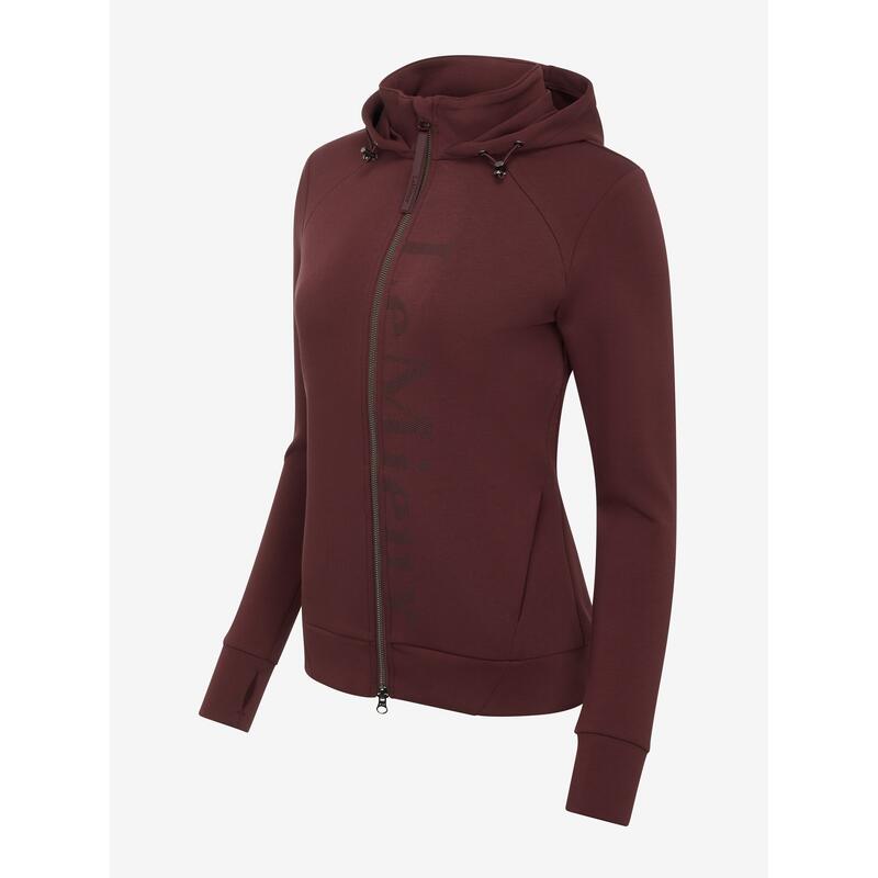 Sweatshirt équitation à capuche full zip femme LeMieux Elite