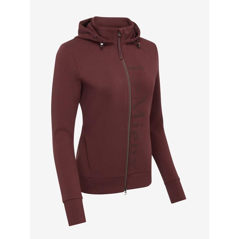 Sweatshirt équitation à capuche full zip femme LeMieux Elite