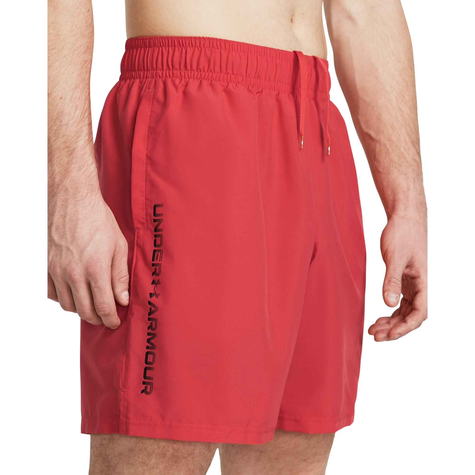 Pantalones Cortos Rojos de Hombre Under Armour Wdmk 6/6