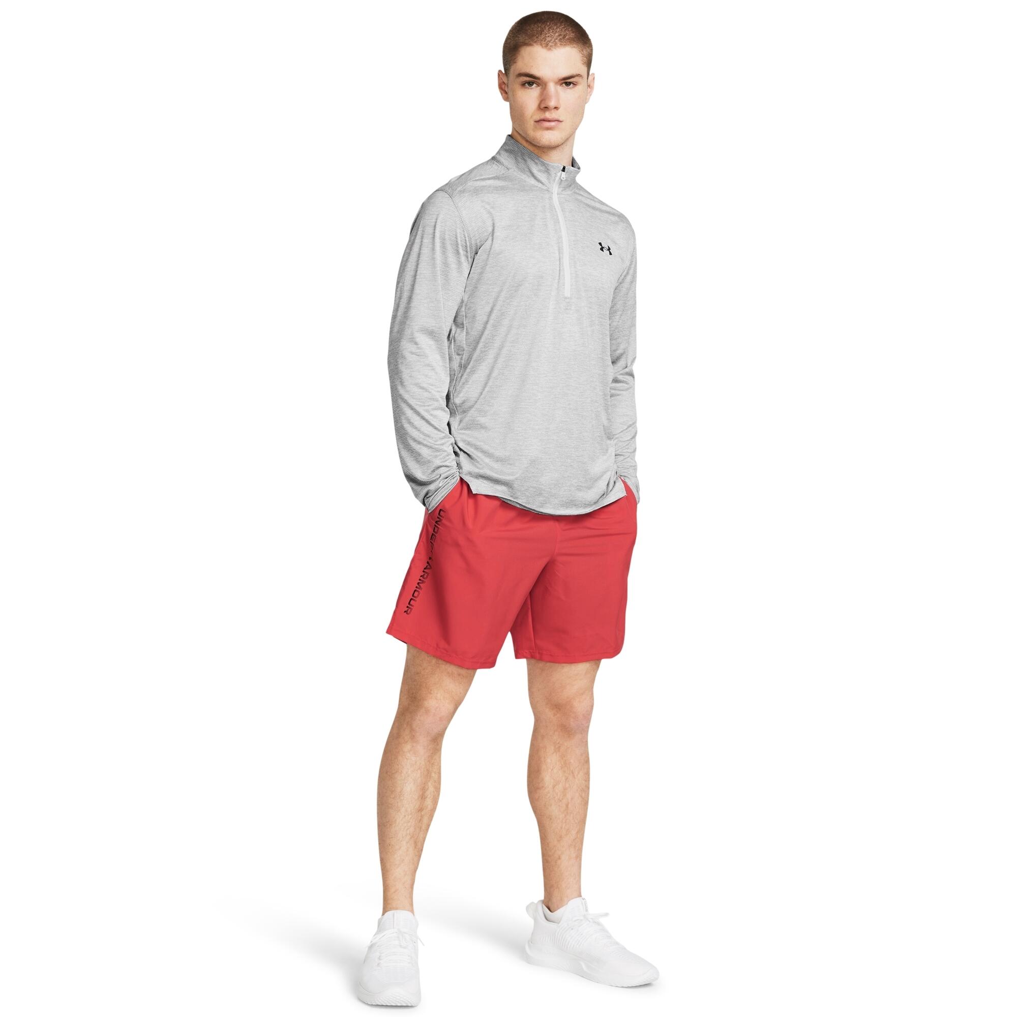 Pantalones Cortos Rojos de Hombre Under Armour Wdmk 3/6