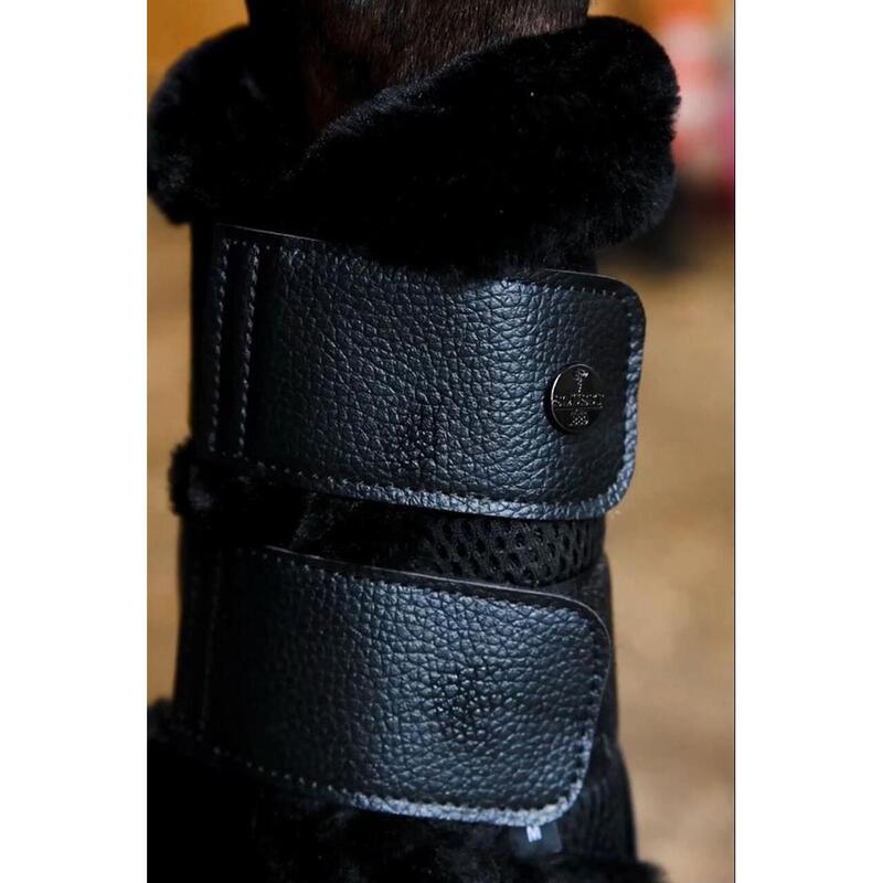 Guêtres fermées en maille pour cheval EQuest AirFlow Illusion NOS (x2)