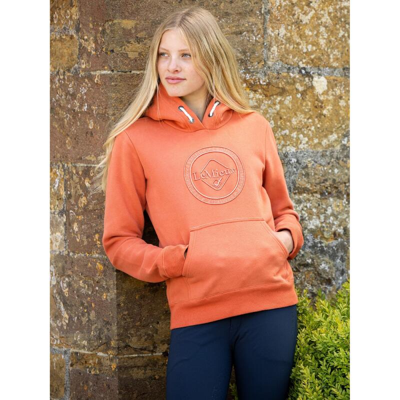 Sweatshirt équitation à capuche fille LeMieux Hannah Pop Over