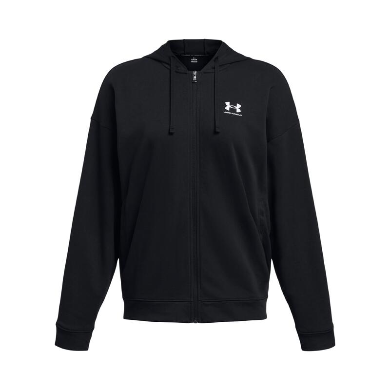 Capuchon met oversized ritssluiting voor dames Under Armour Rival Terry