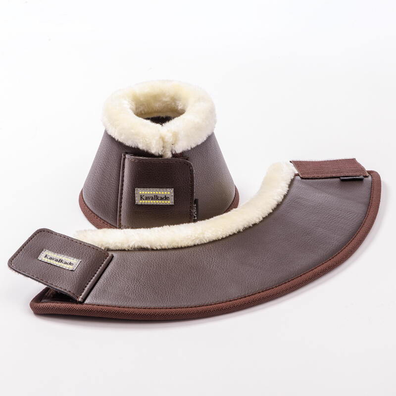 Kavalkade - Cloches Pour Cheval Avec Fausse Fourrure Kavalkade - Cloche A Sabot - Beige|marron - 40 M - Decathlon