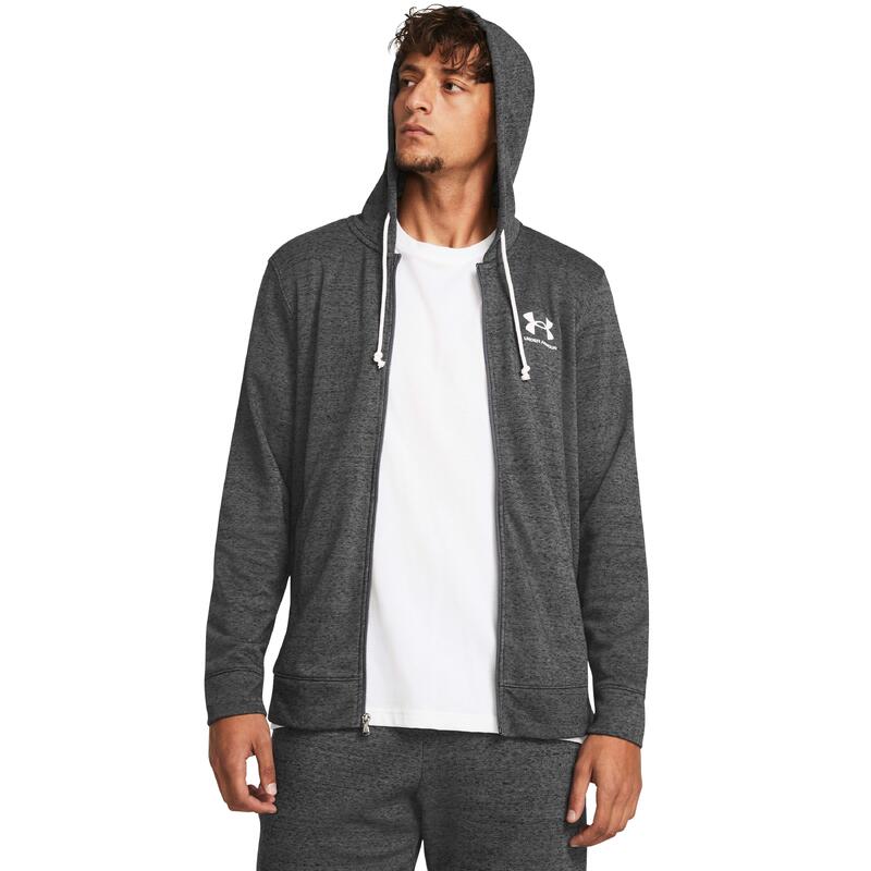 Hanorac pentru bărbați Under Armour Rival Terry Lc Fz Gri Gri