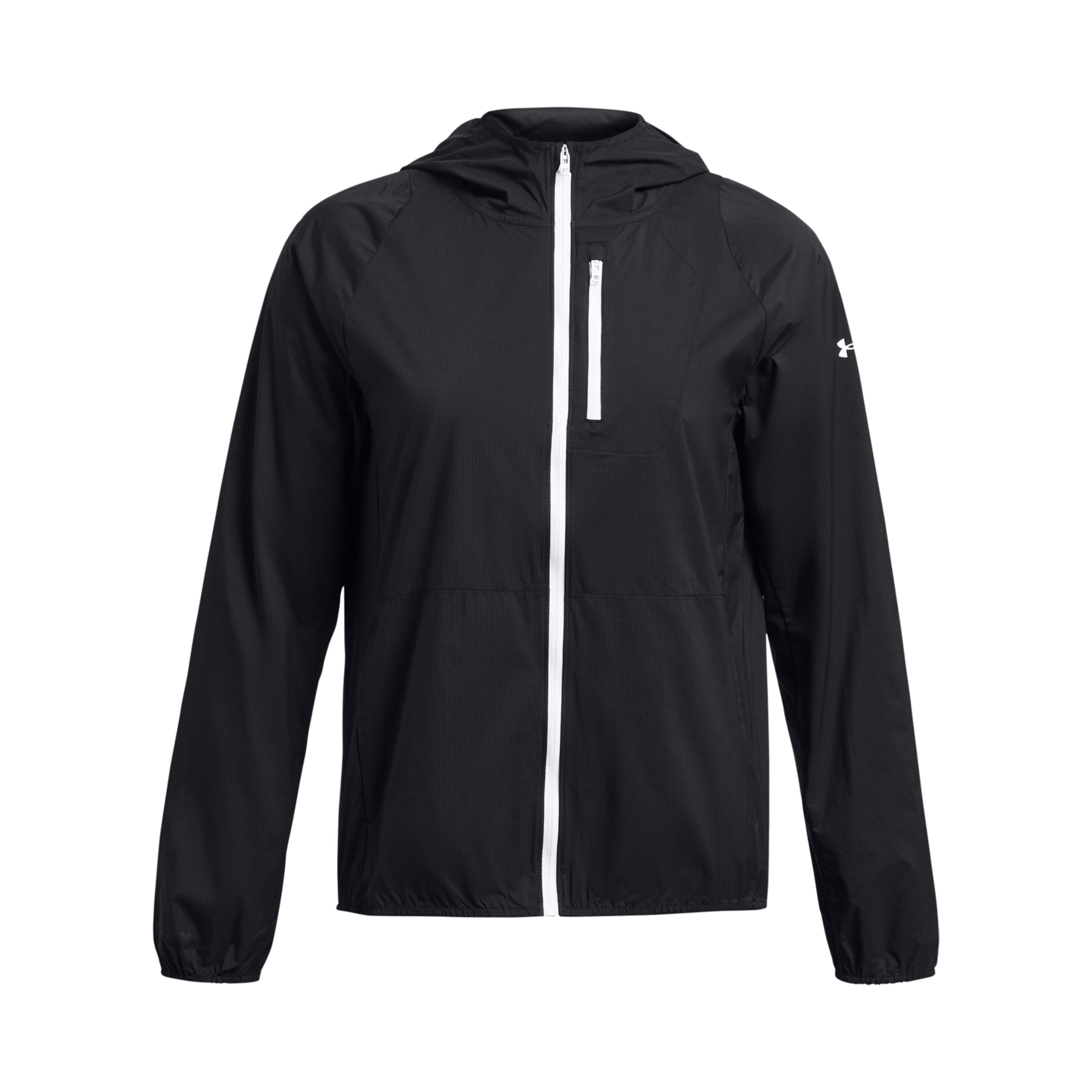 Under Armour - Veste Imperméable Femme Under Armour Phantom Launch - Coupe-pluie - Blanc|noir - 38 S - Decathlon