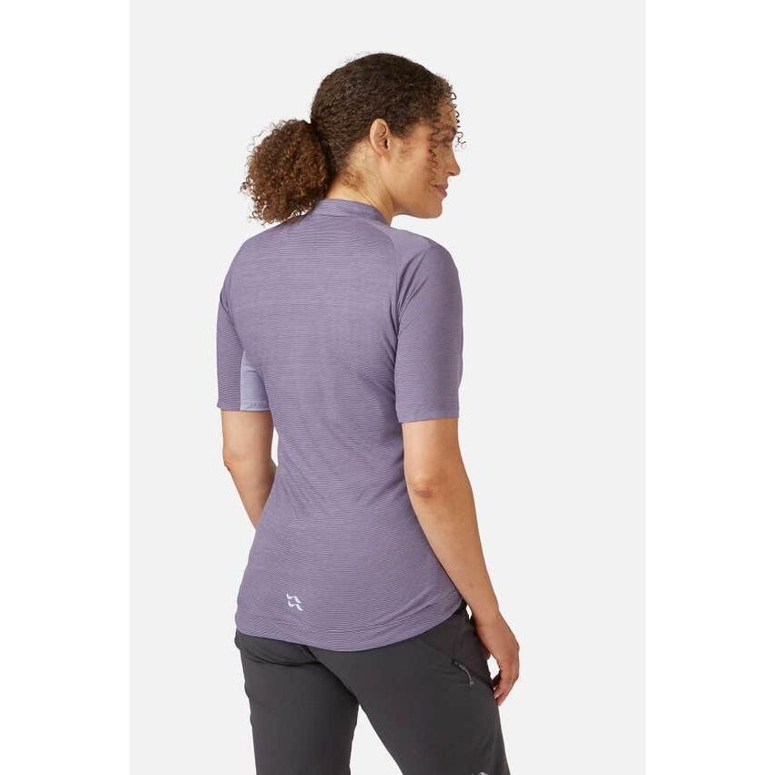 T-shirt  con zip da donna Rab Cindercrino 3/5