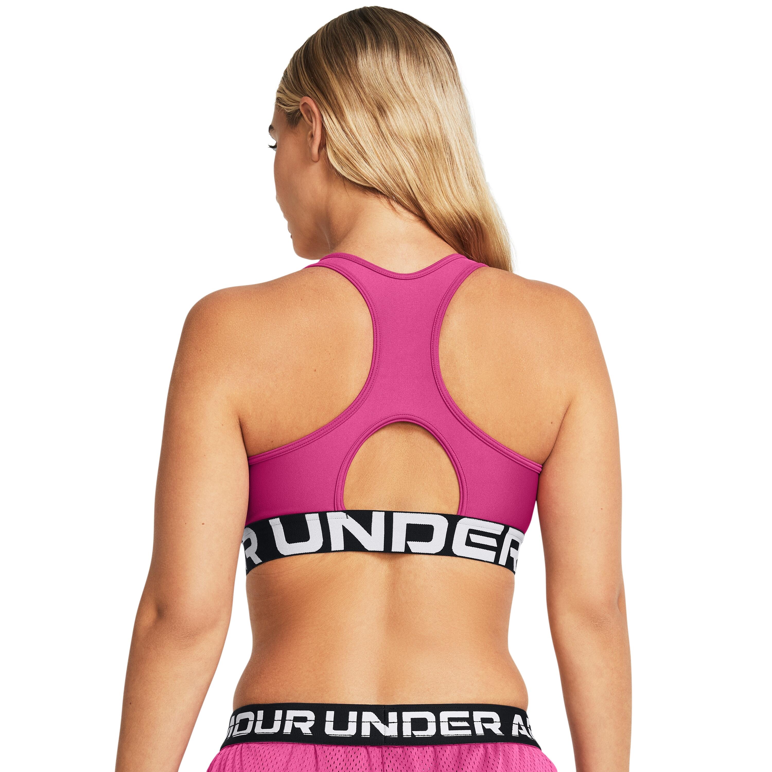 Brassière femme Under Armour HeatGear Mid Branded 4/4