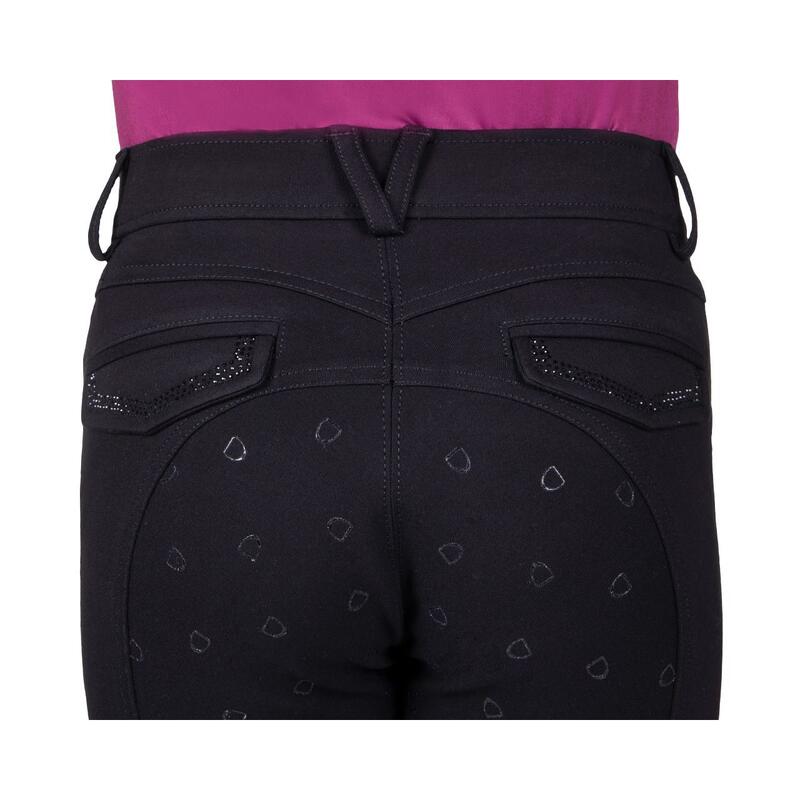 Pantalon équitation full grip fille QHP Djune