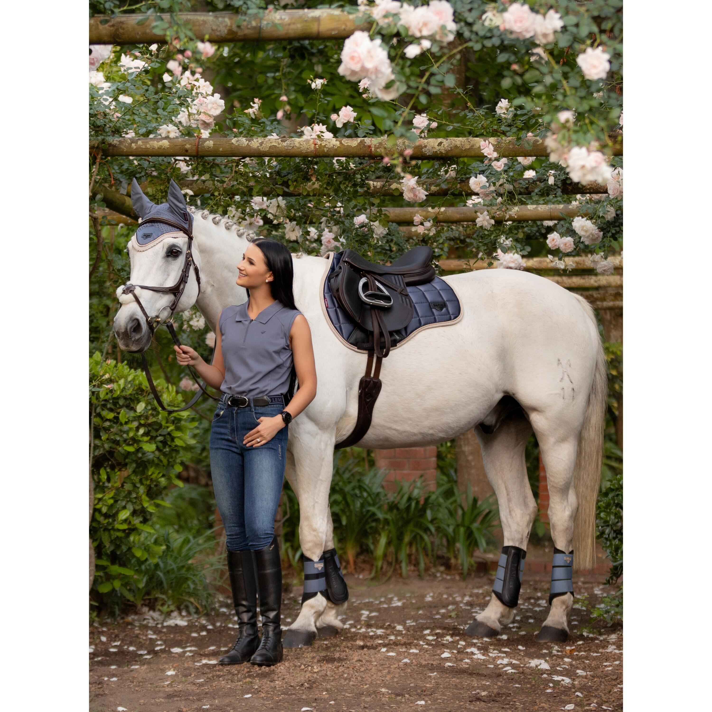 Polo da equitazione da donna a maniche corte LeMieux