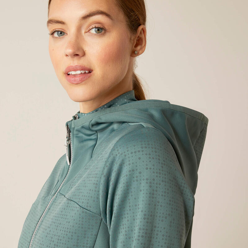 Sweatshirt équitation à capuche full zip femme Ariat Lumina