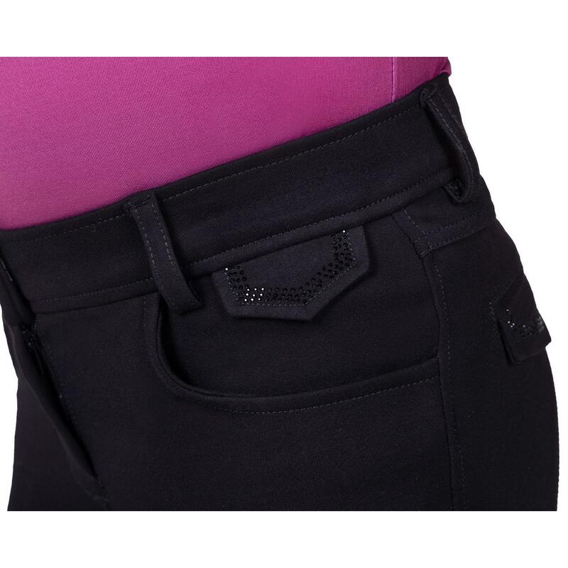 Pantalon équitation full grip fille QHP Djune